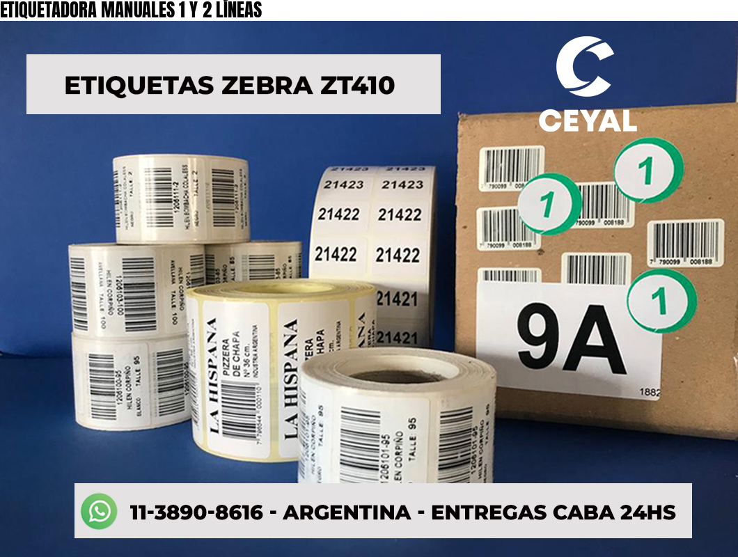 ETIQUETADORA MANUALES 1 Y 2 LÍNEAS