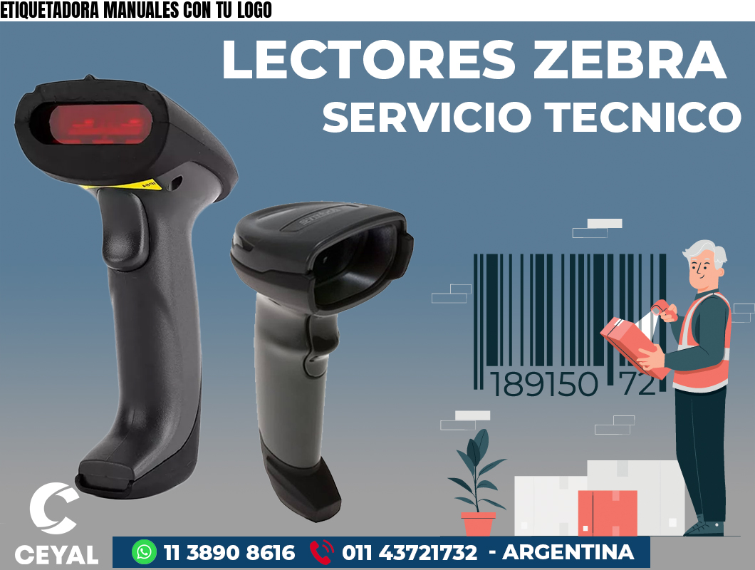 ETIQUETADORA MANUALES CON TU LOGO