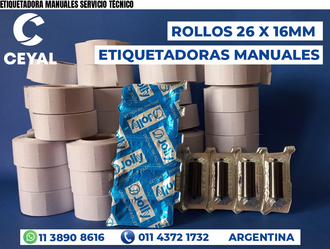 ETIQUETADORA MANUALES SERVICIO TÉCNICO