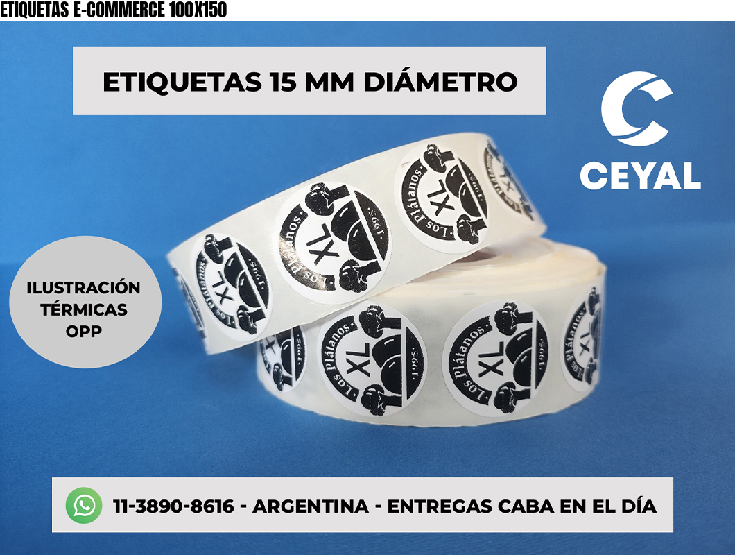 ETIQUETAS E-COMMERCE 100X150
