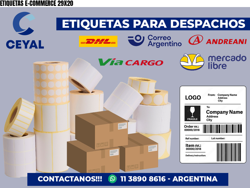 ETIQUETAS E-COMMERCE 29X20