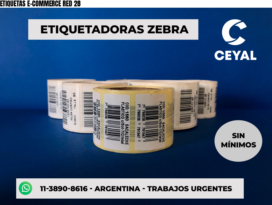 ETIQUETAS E-COMMERCE RED 28