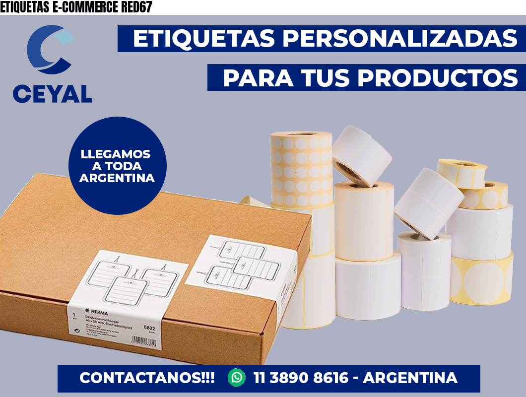 ETIQUETAS E-COMMERCE RED67