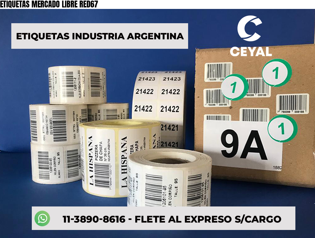 ETIQUETAS MERCADO LIBRE RED67