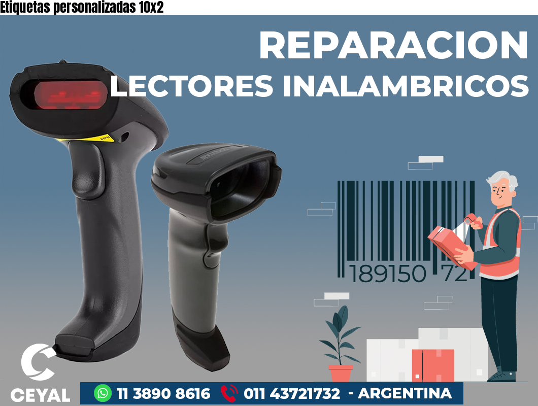 Etiquetas personalizadas 10x2