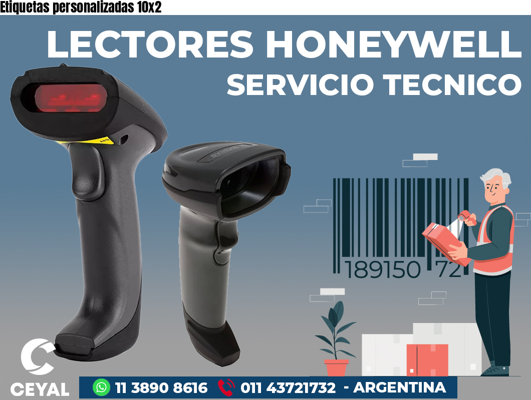 Etiquetas personalizadas 10x2