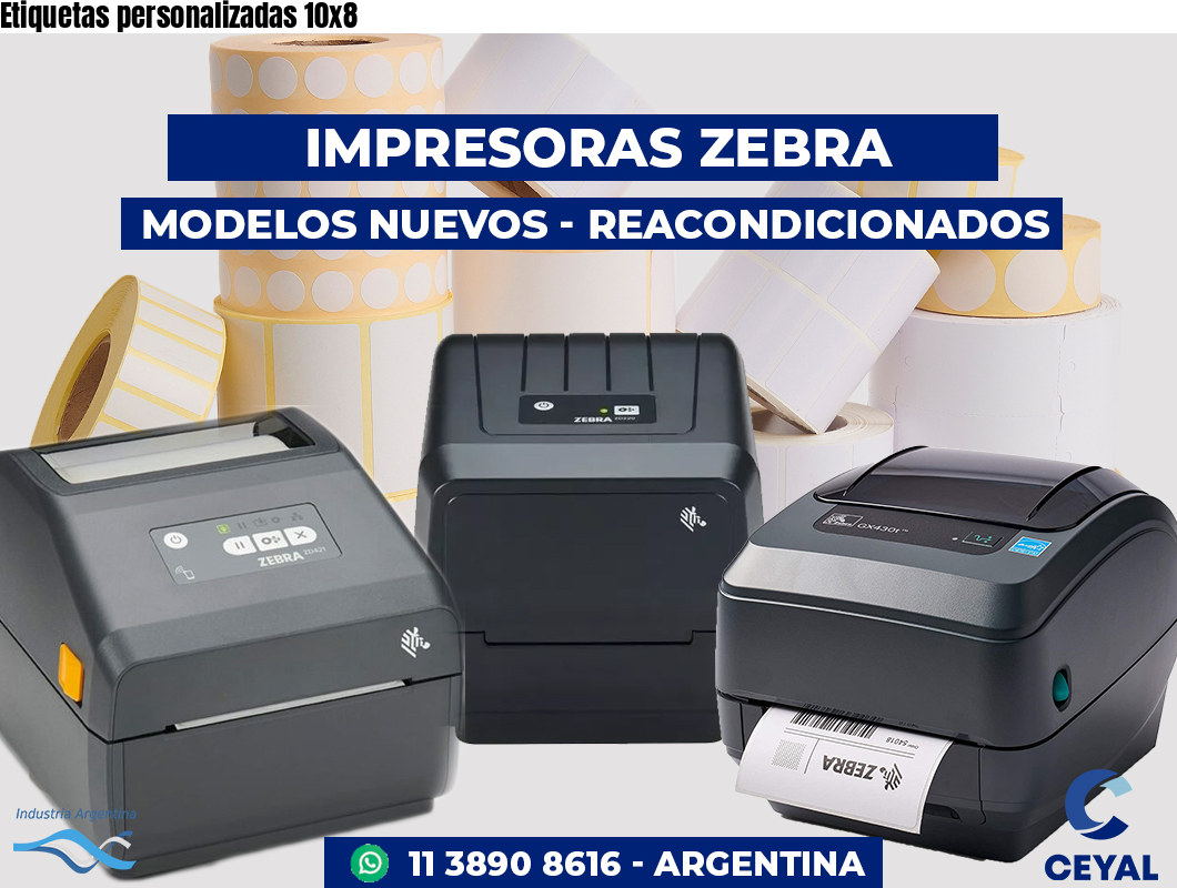 Etiquetas personalizadas 10x8