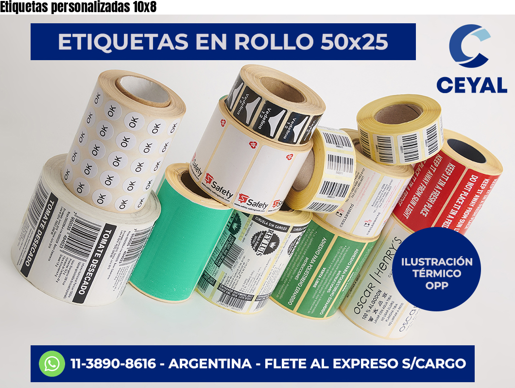 Etiquetas personalizadas 10×8