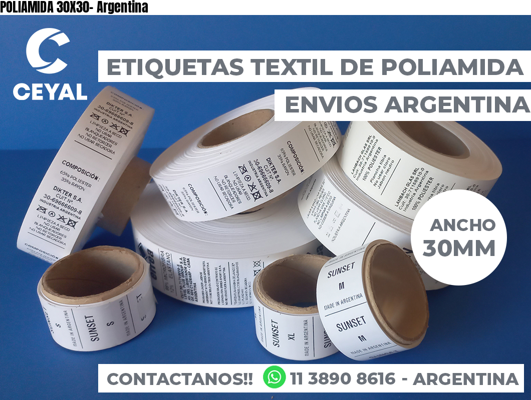 POLIAMIDA 30X30- Argentina