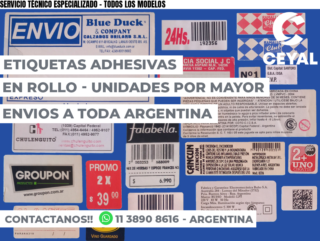SERVICIO TÉCNICO ESPECIALIZADO - TODOS LOS MODELOS