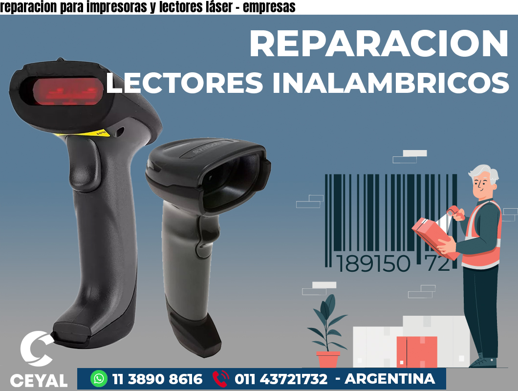 reparacion para impresoras y lectores láser - empresas