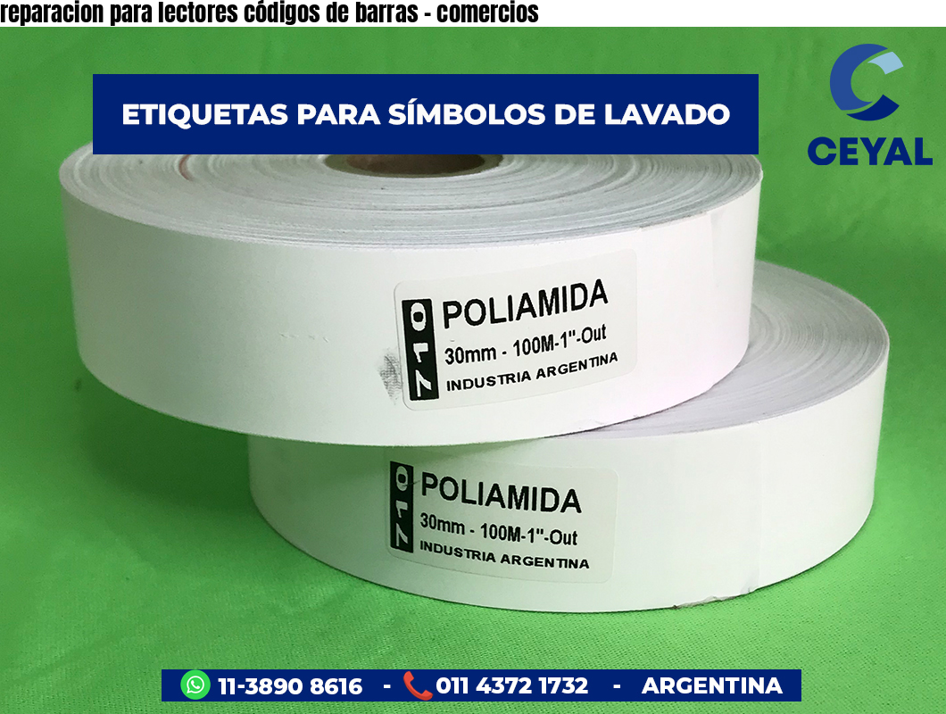 reparacion para lectores códigos de barras - comercios