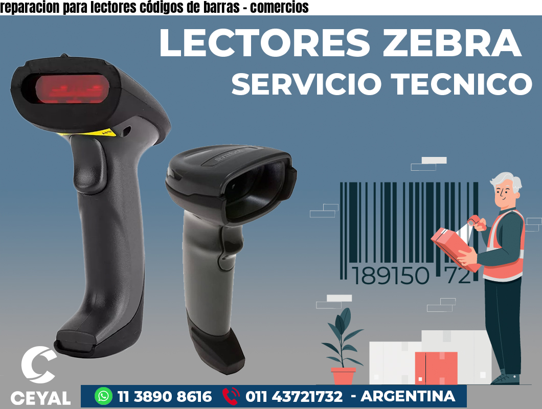 reparacion para lectores códigos de barras – comercios