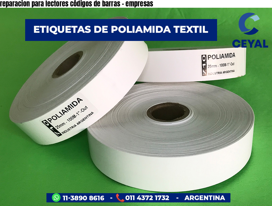 reparacion para lectores códigos de barras - empresas