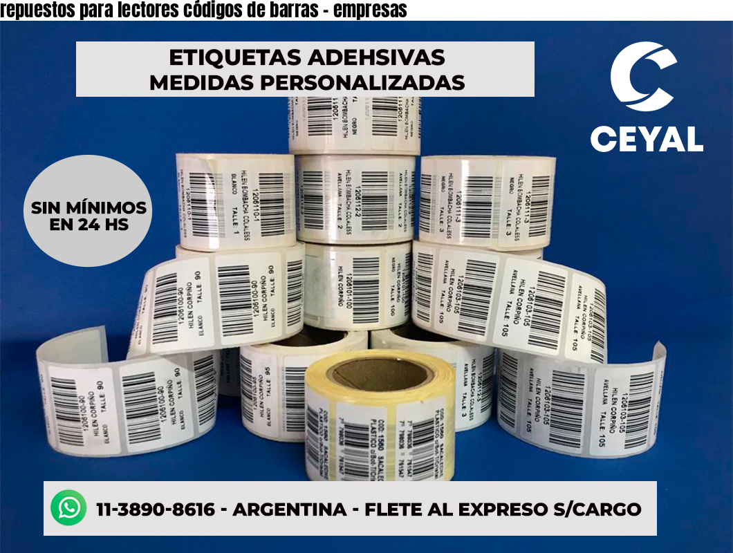repuestos para lectores códigos de barras - empresas
