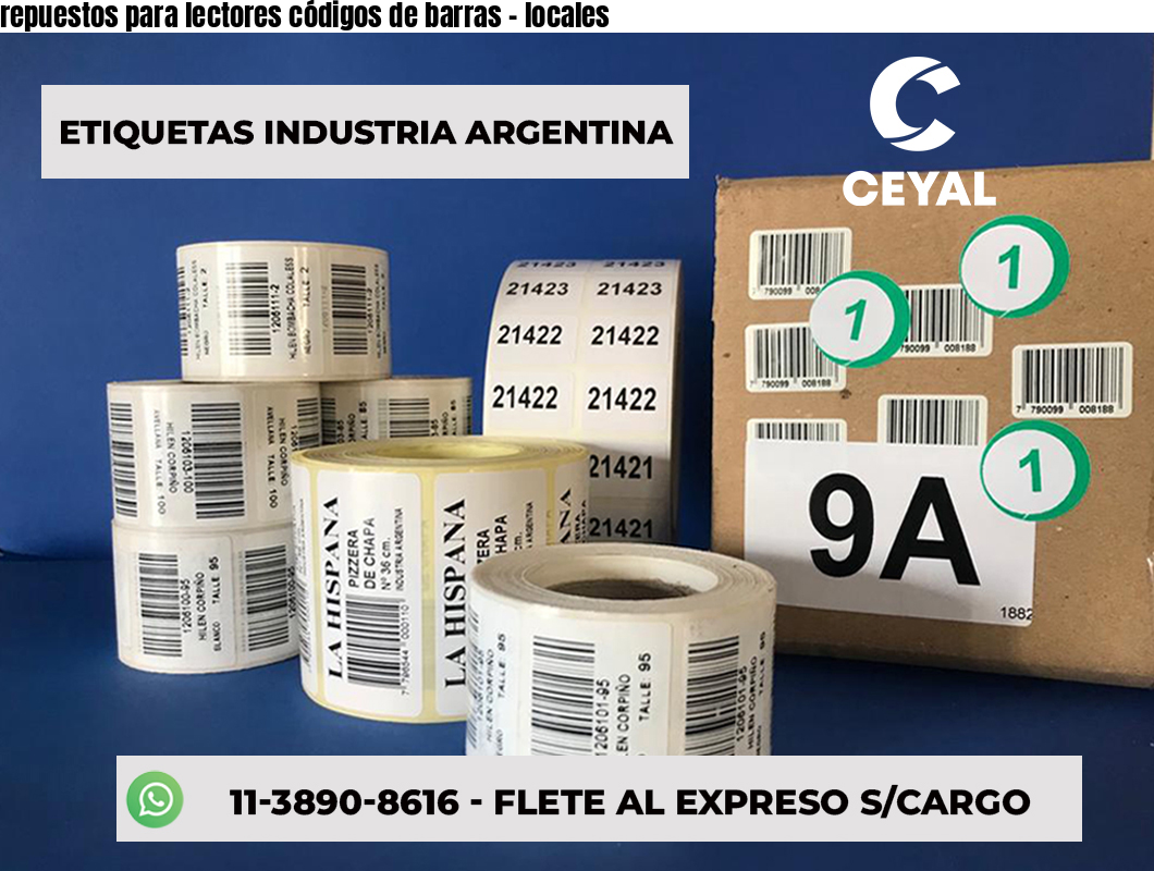 repuestos para lectores códigos de barras - locales