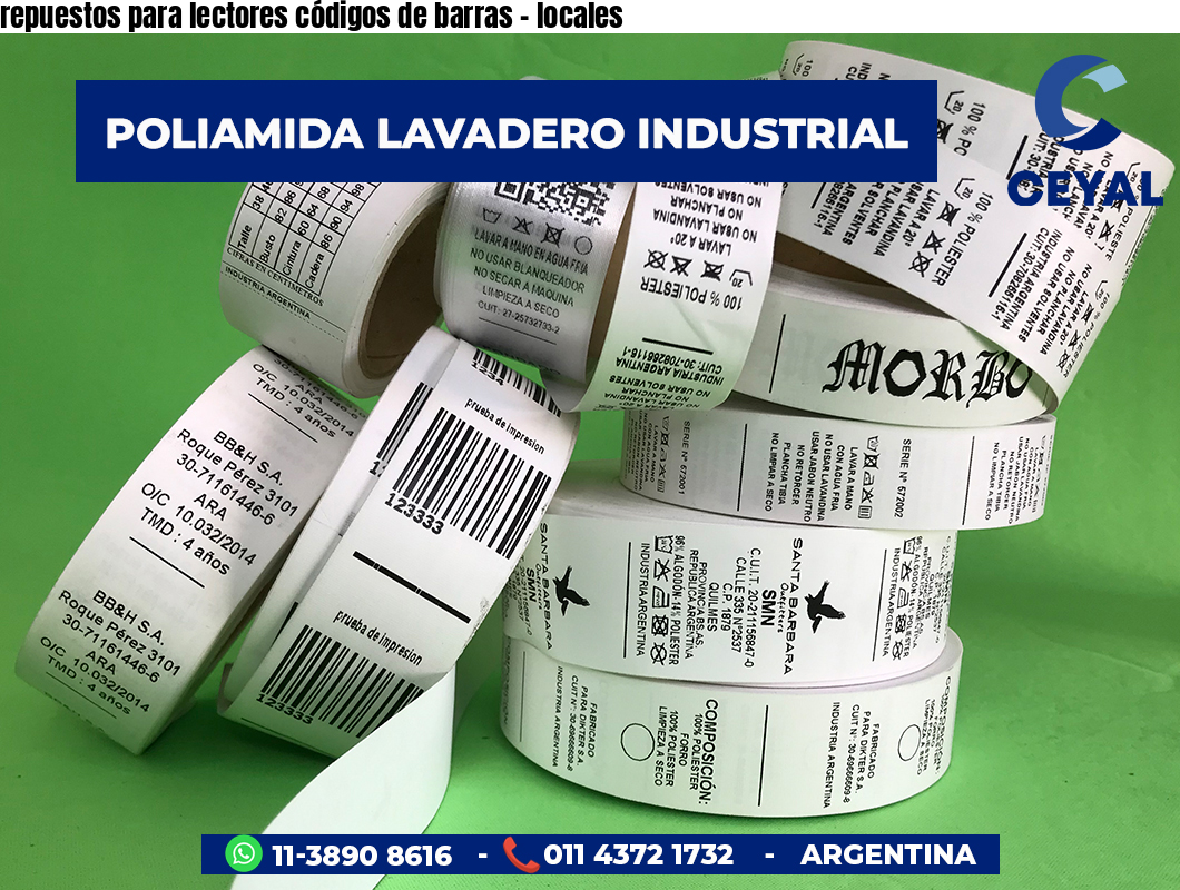 repuestos para lectores códigos de barras - locales