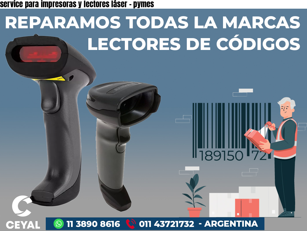 service para impresoras y lectores láser - pymes