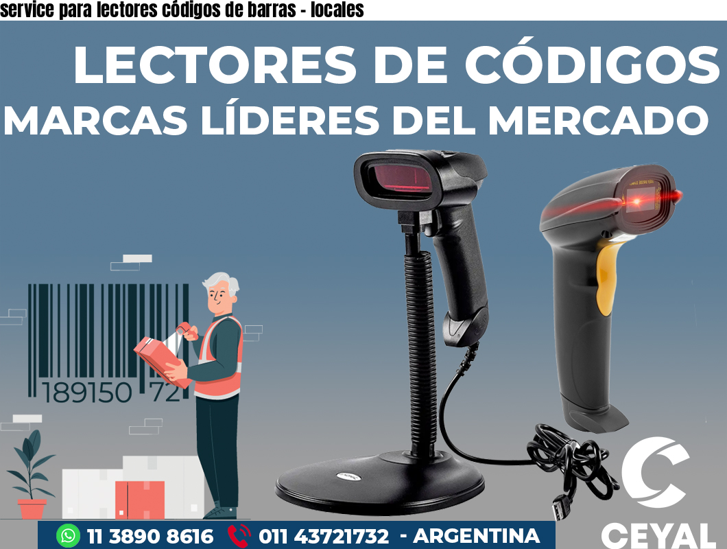 service para lectores códigos de barras – locales