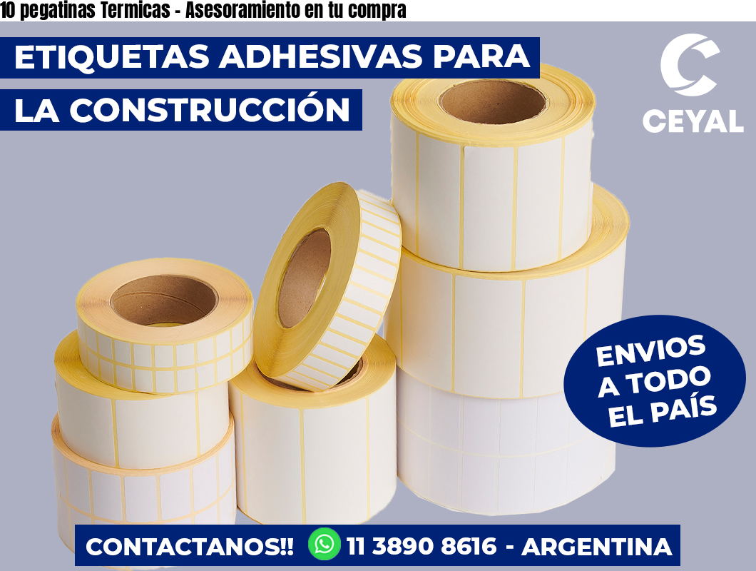 10 pegatinas Termicas - Asesoramiento en tu compra