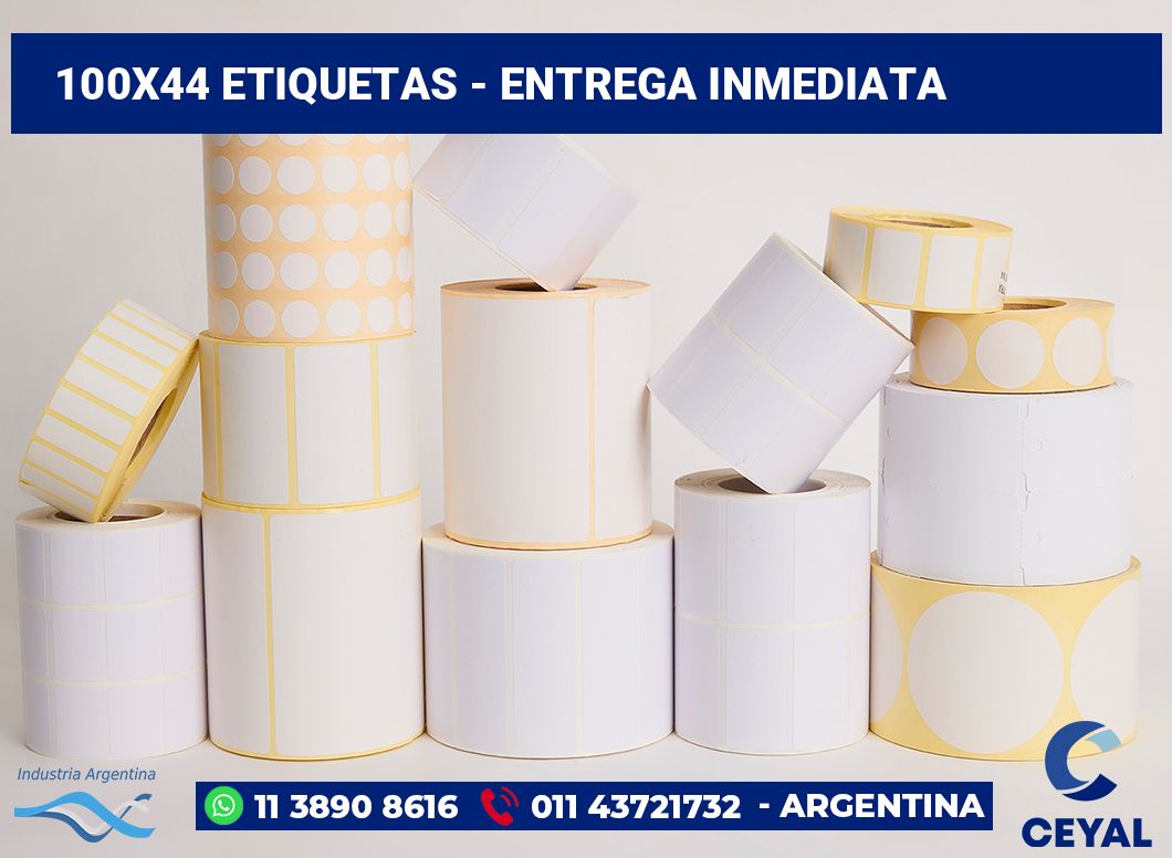 100×44 Etiquetas