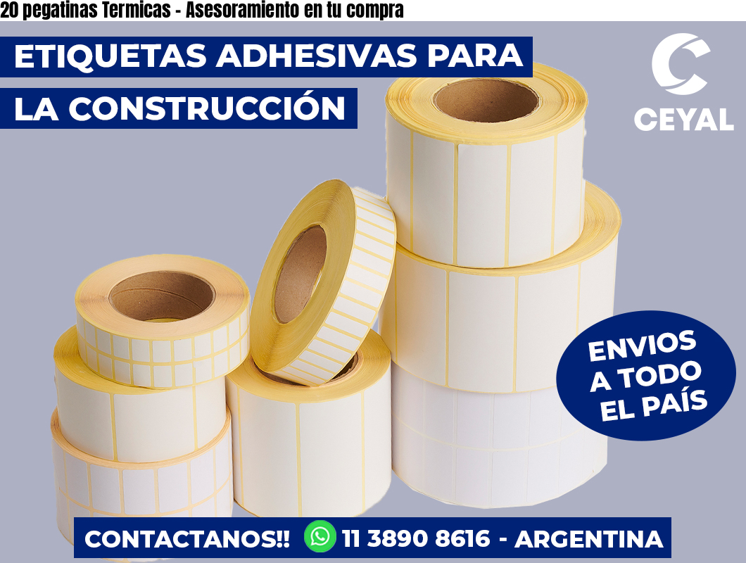 20 pegatinas Termicas – Asesoramiento en tu compra