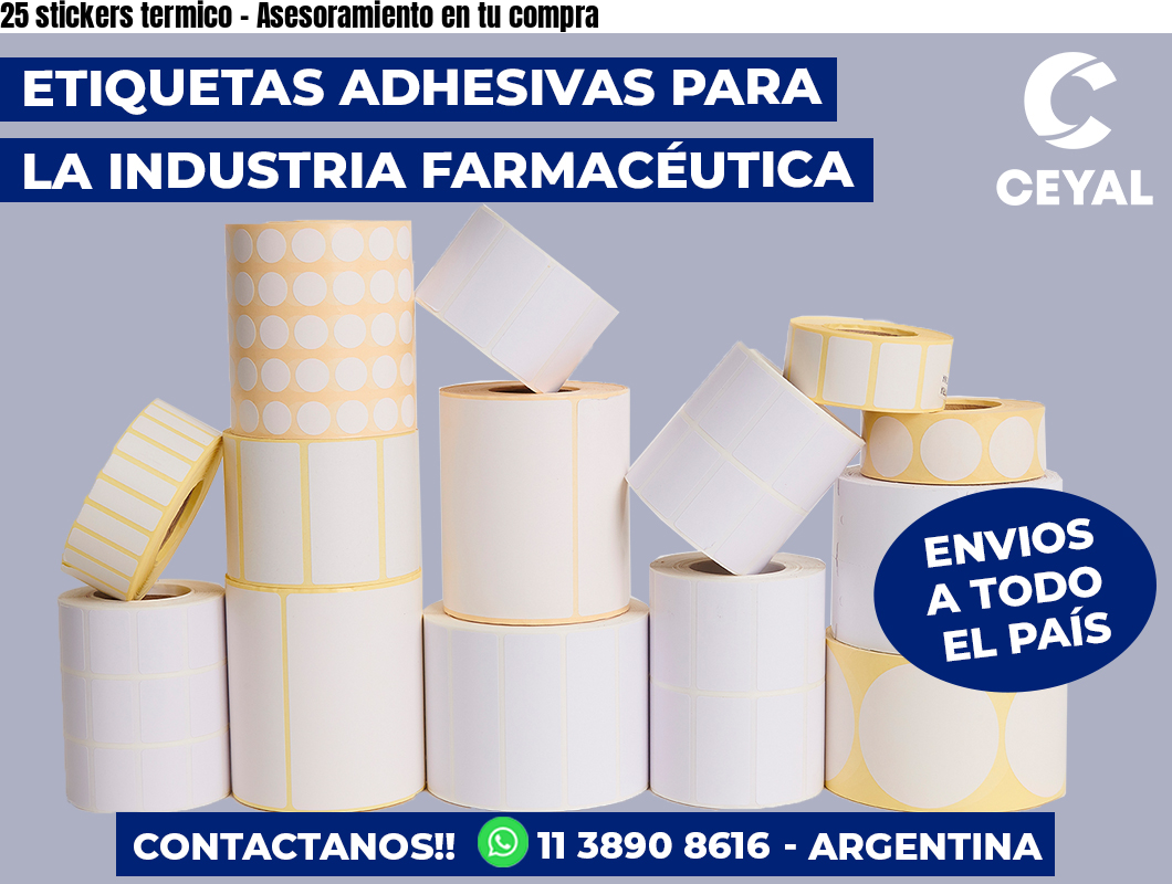 25 stickers termico – Asesoramiento en tu compra
