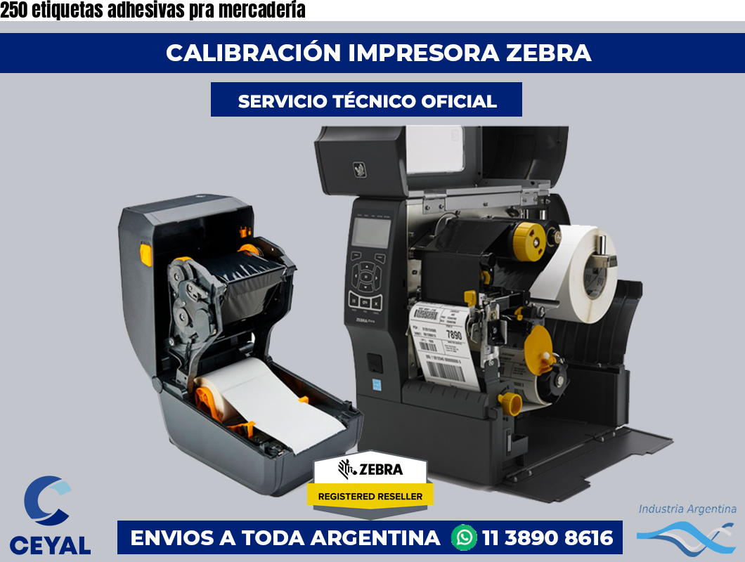 250 etiquetas adhesivas pra mercadería