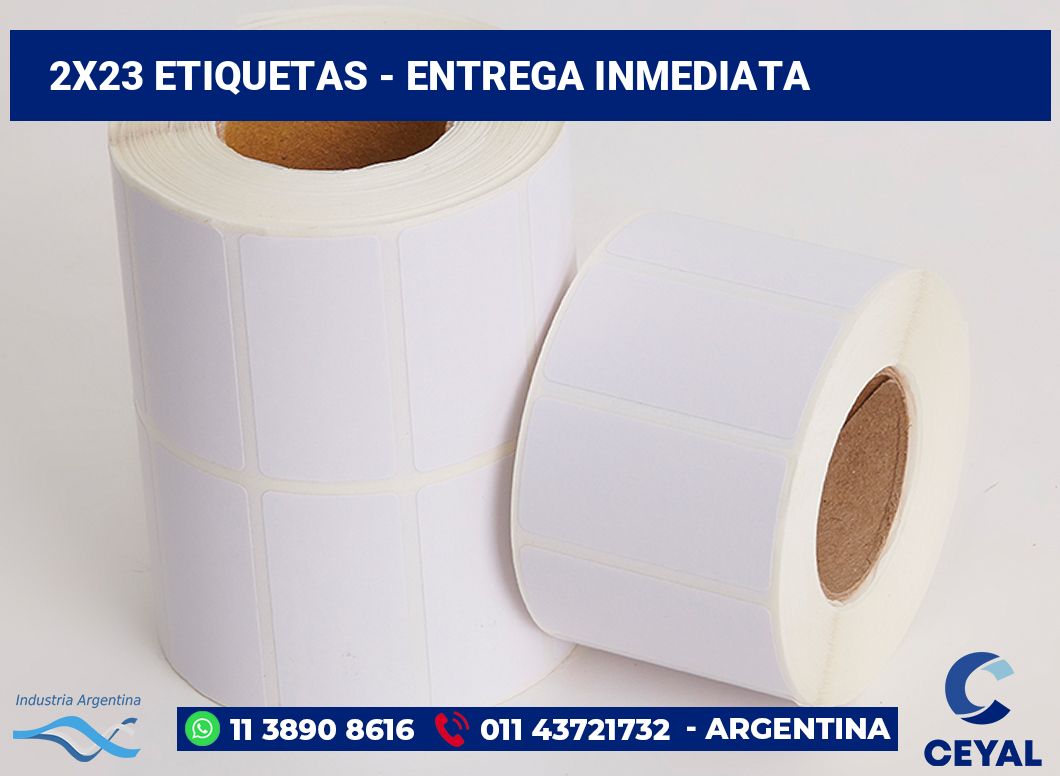 2x23 Etiquetas