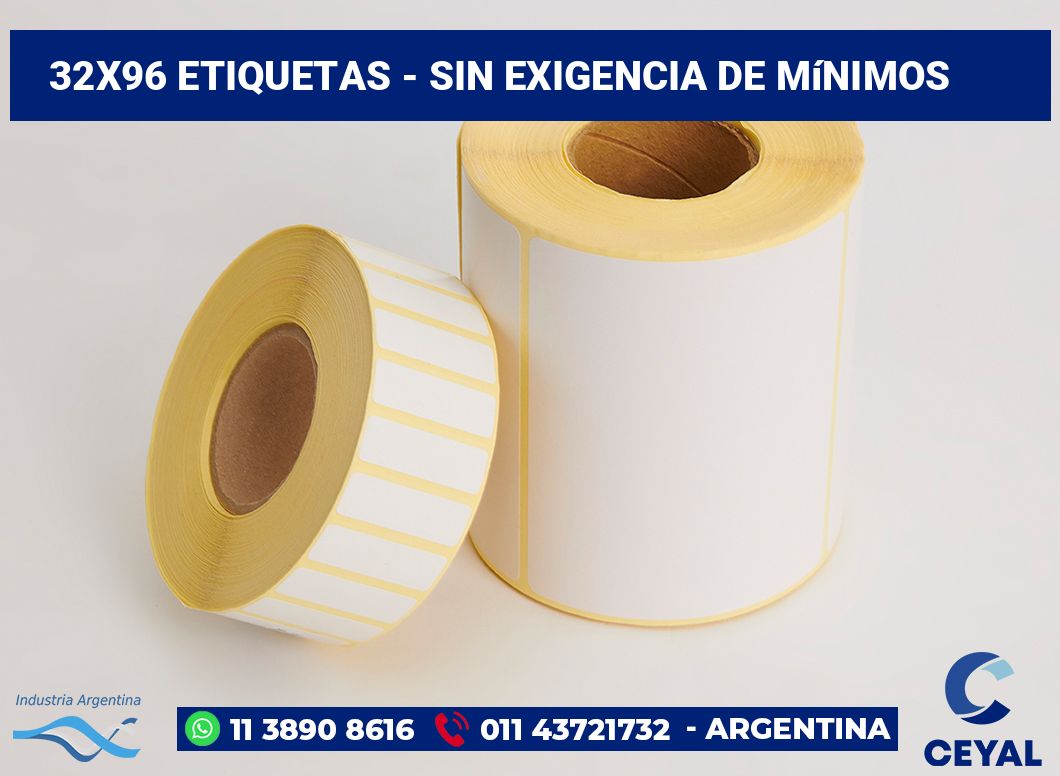 32x96 Etiquetas