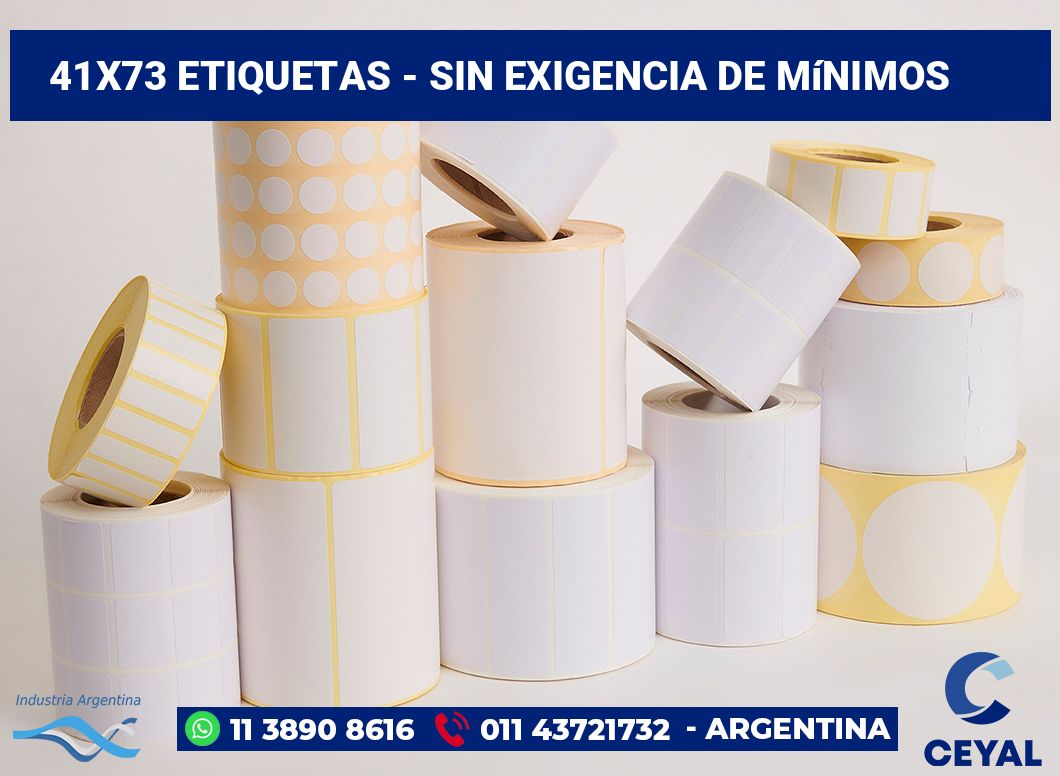 41x73 Etiquetas