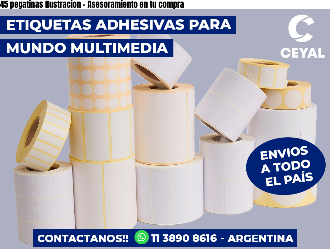 45 pegatinas Ilustracion – Asesoramiento en tu compra