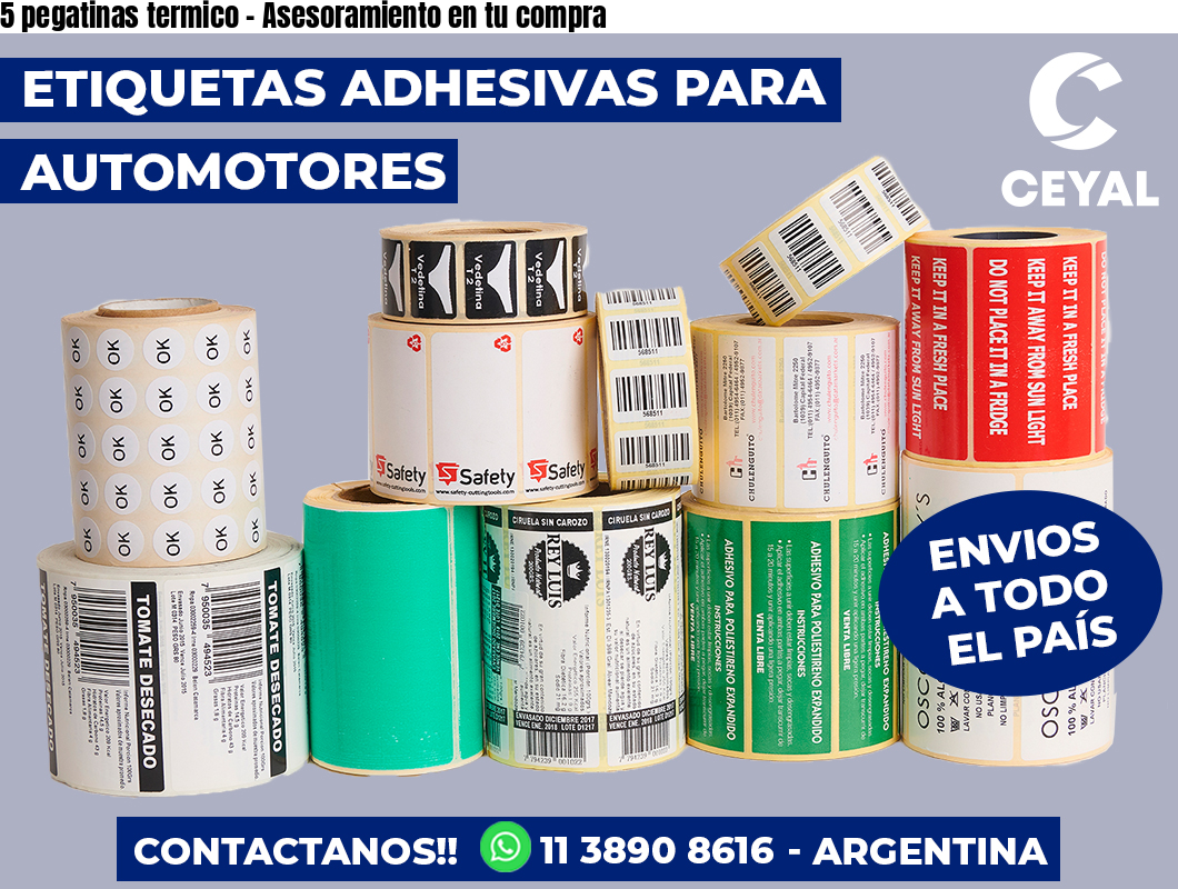5 pegatinas termico – Asesoramiento en tu compra