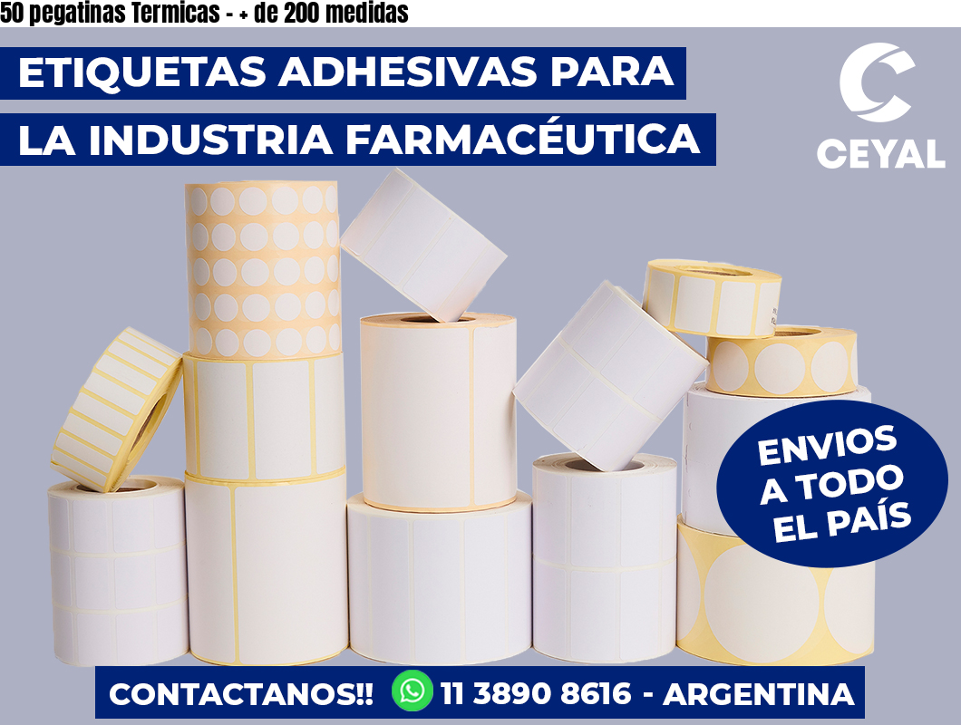 50 pegatinas Termicas – + de 200 medidas