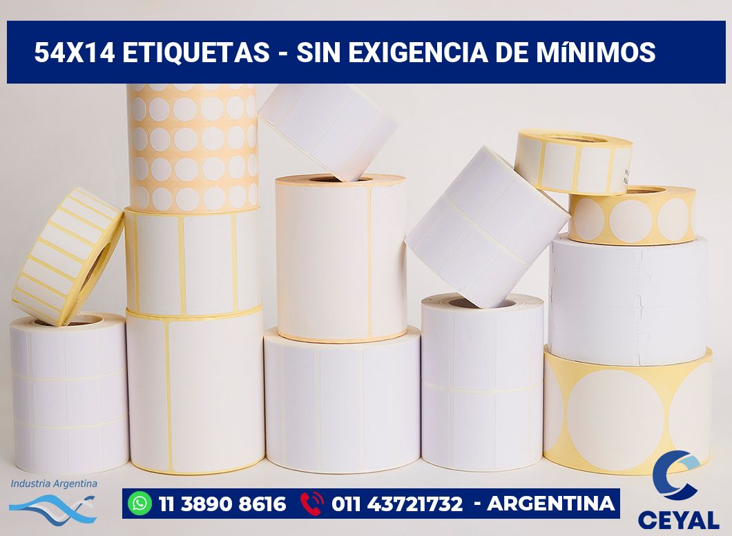 54x14 Etiquetas