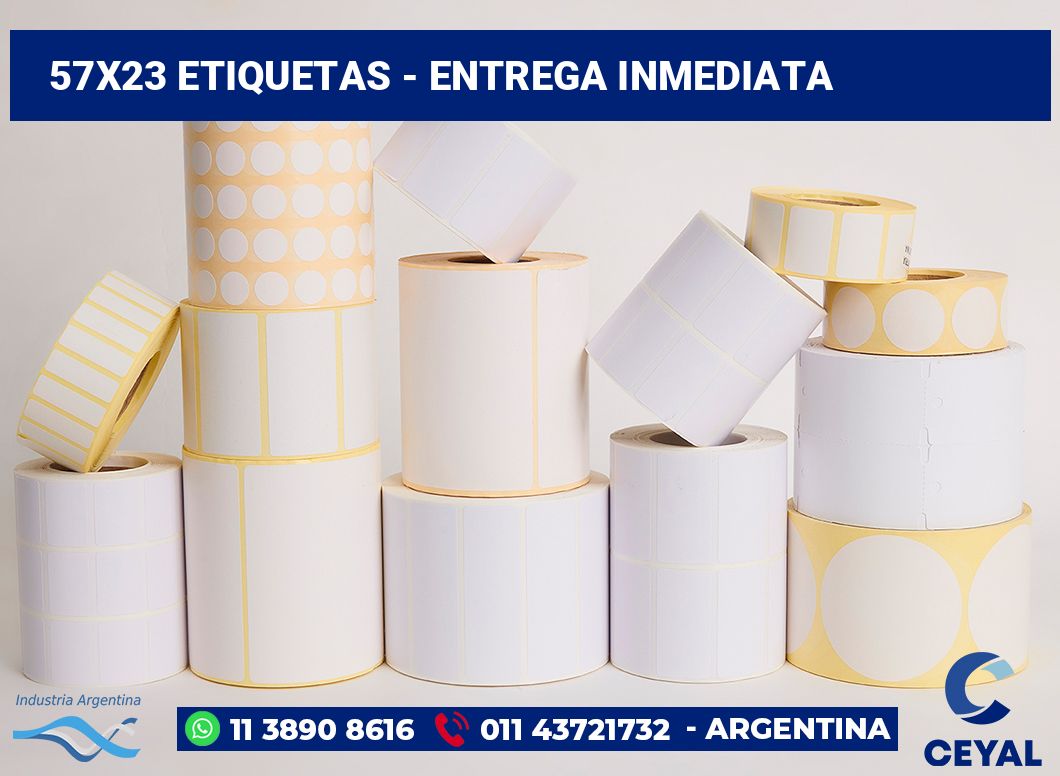 57×23 Etiquetas