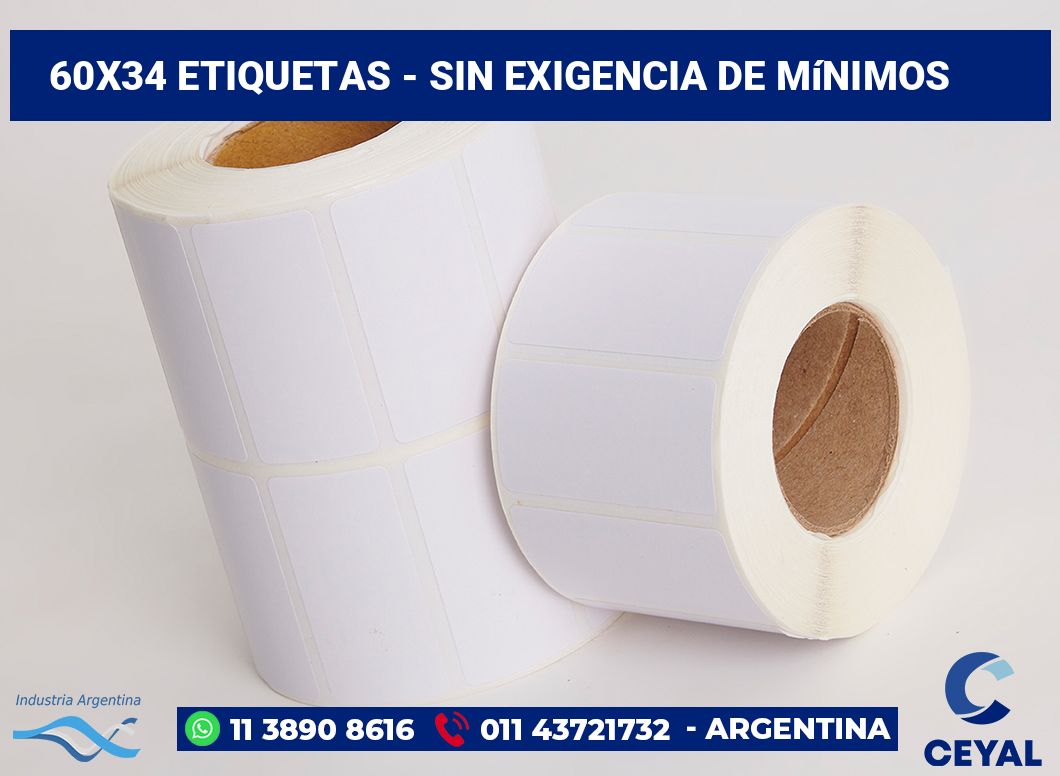 60x34 Etiquetas