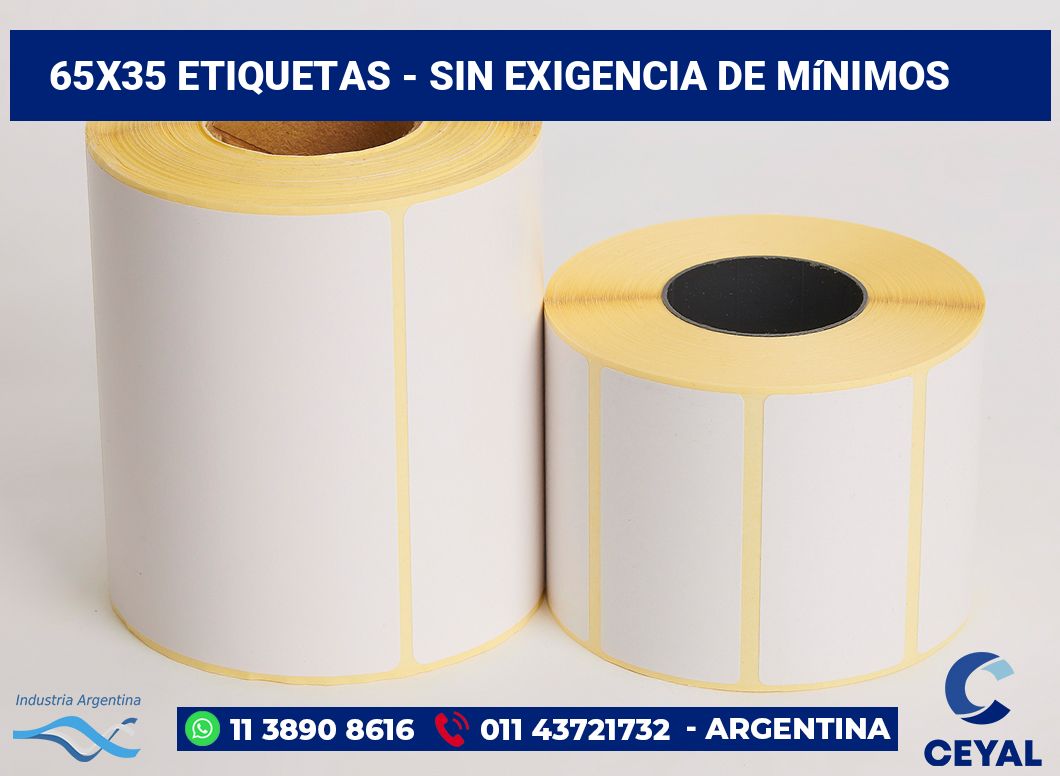 65×35 Etiquetas