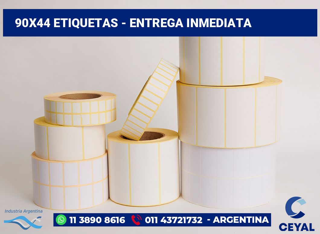 90×44 Etiquetas