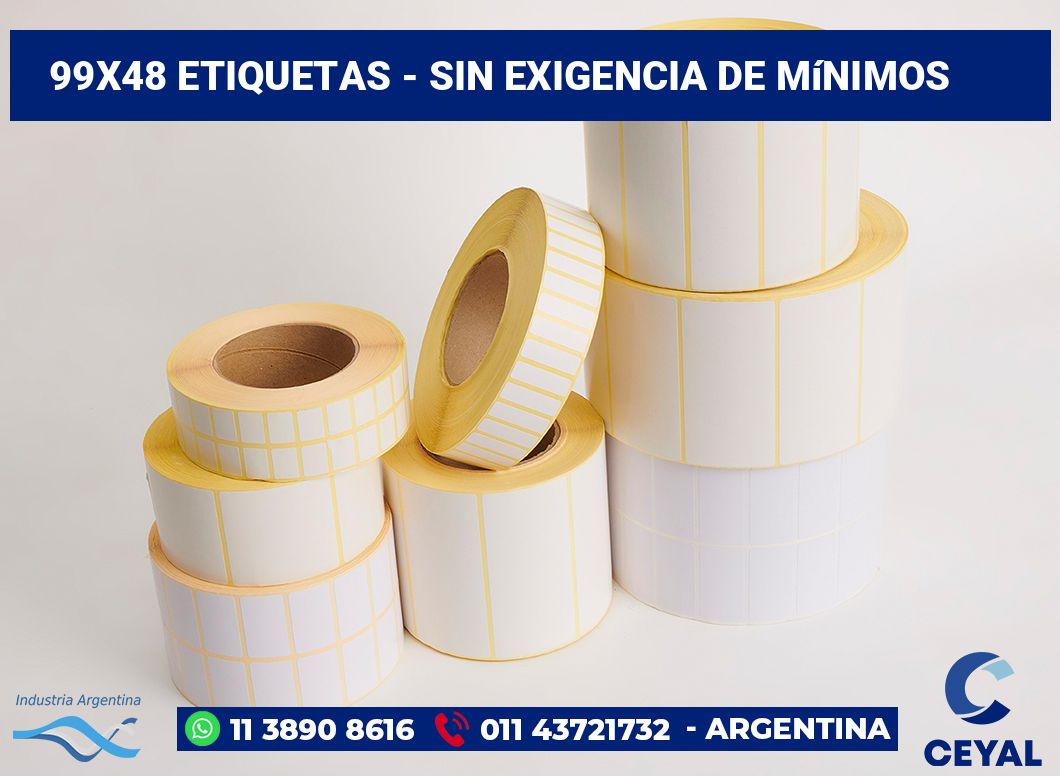 99×48 Etiquetas