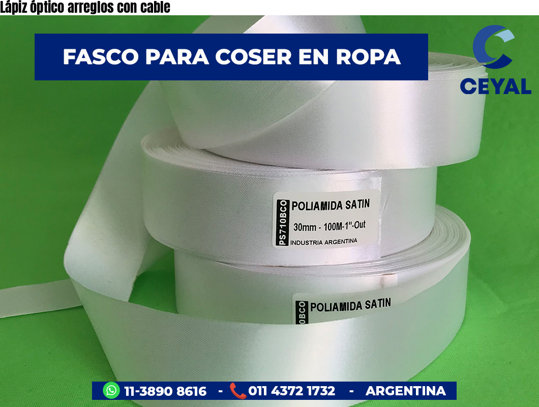Lápiz óptico arreglos con cable