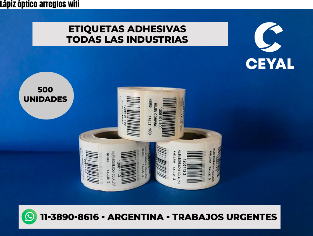 Lápiz óptico arreglos wifi