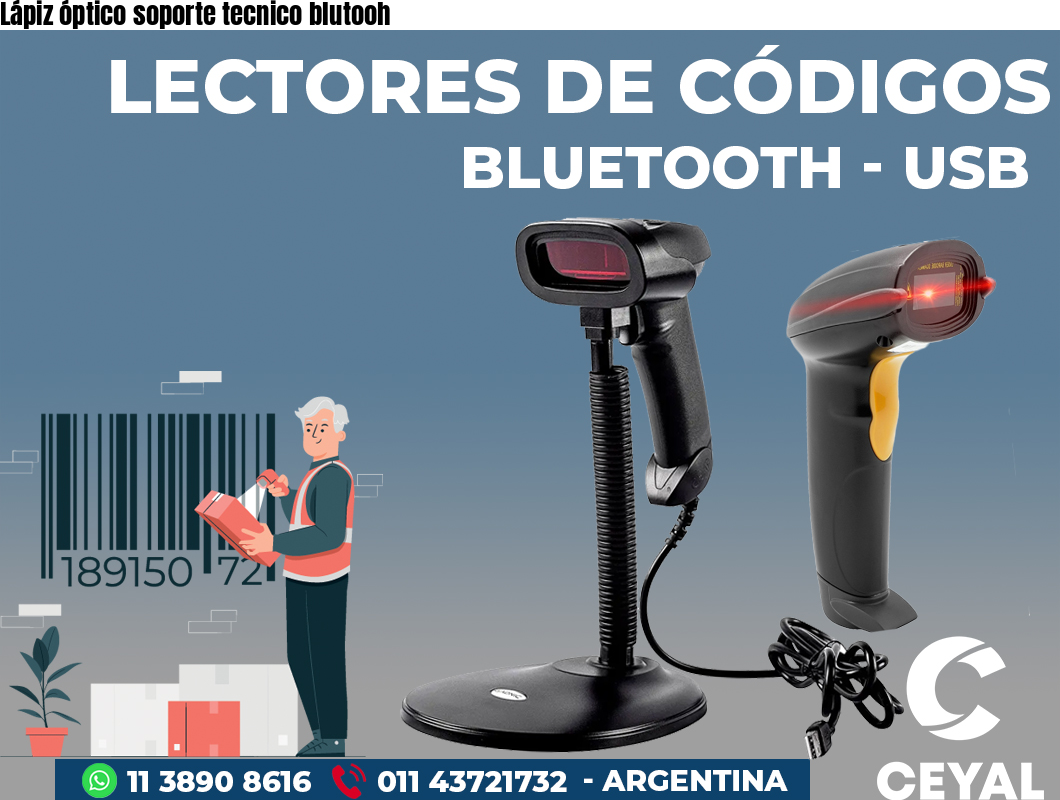 Lápiz óptico soporte tecnico blutooh