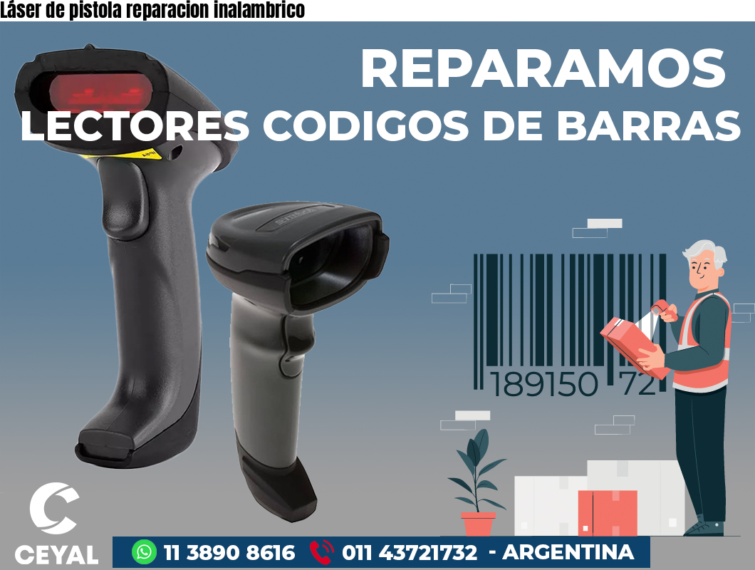 Láser de pistola reparacion inalambrico
