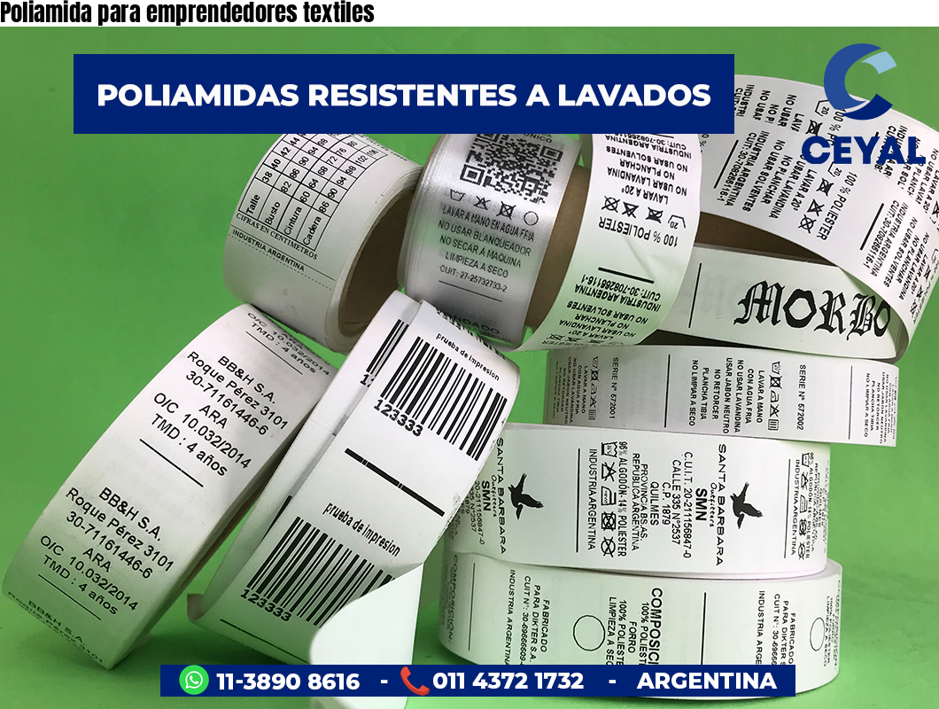 Poliamida para emprendedores textiles
