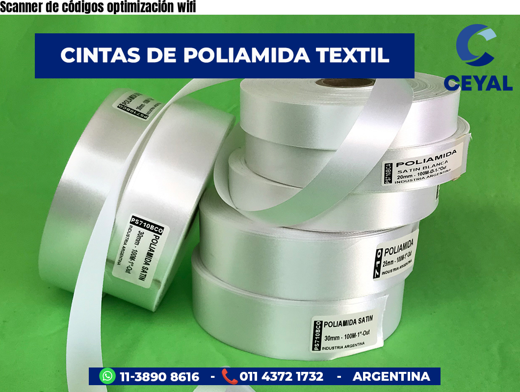 Scanner de códigos optimización wifi