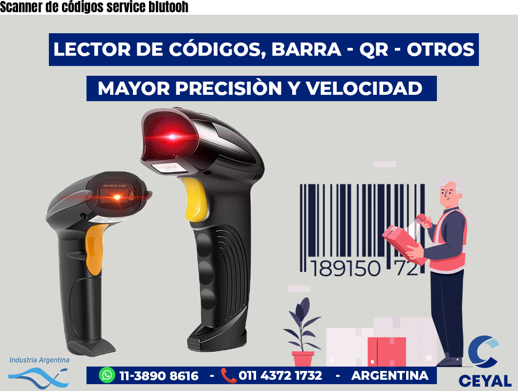 Scanner de códigos service blutooh