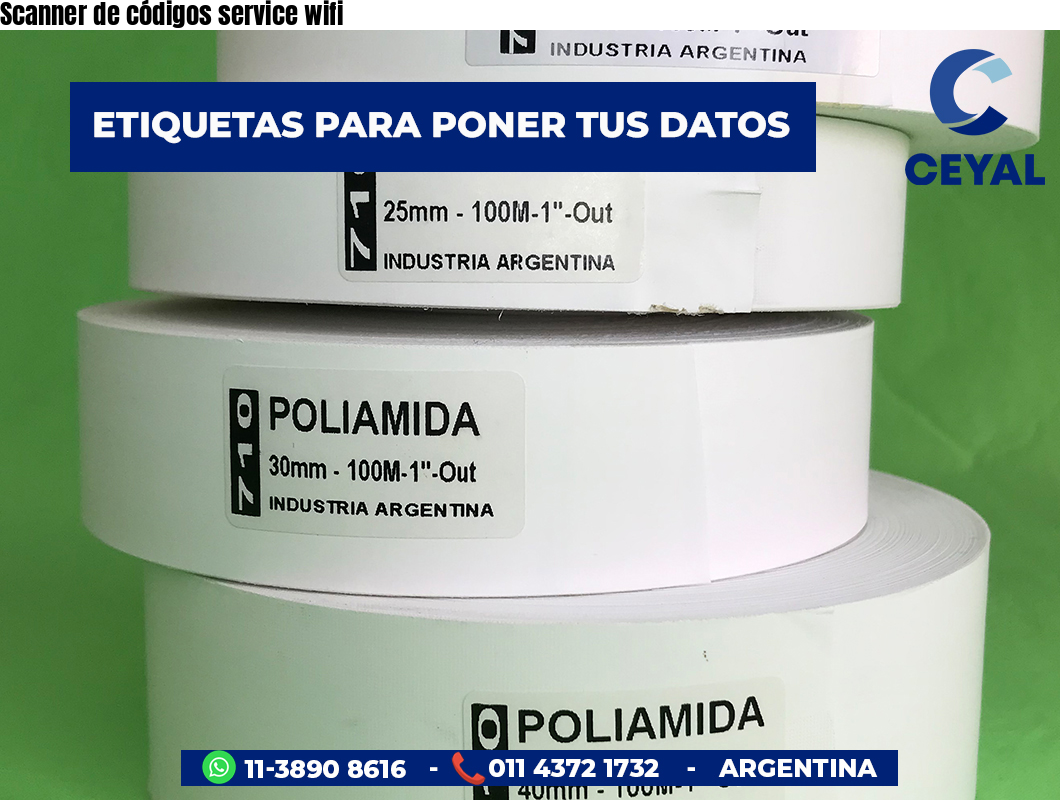 Scanner de códigos service wifi