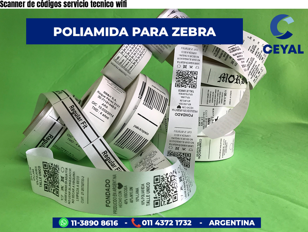 Scanner de códigos servicio tecnico wifi