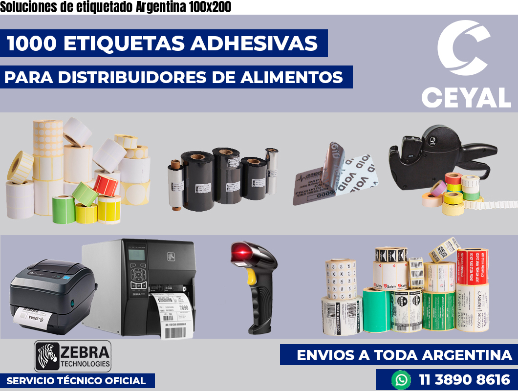 Soluciones de etiquetado Argentina 100×200
